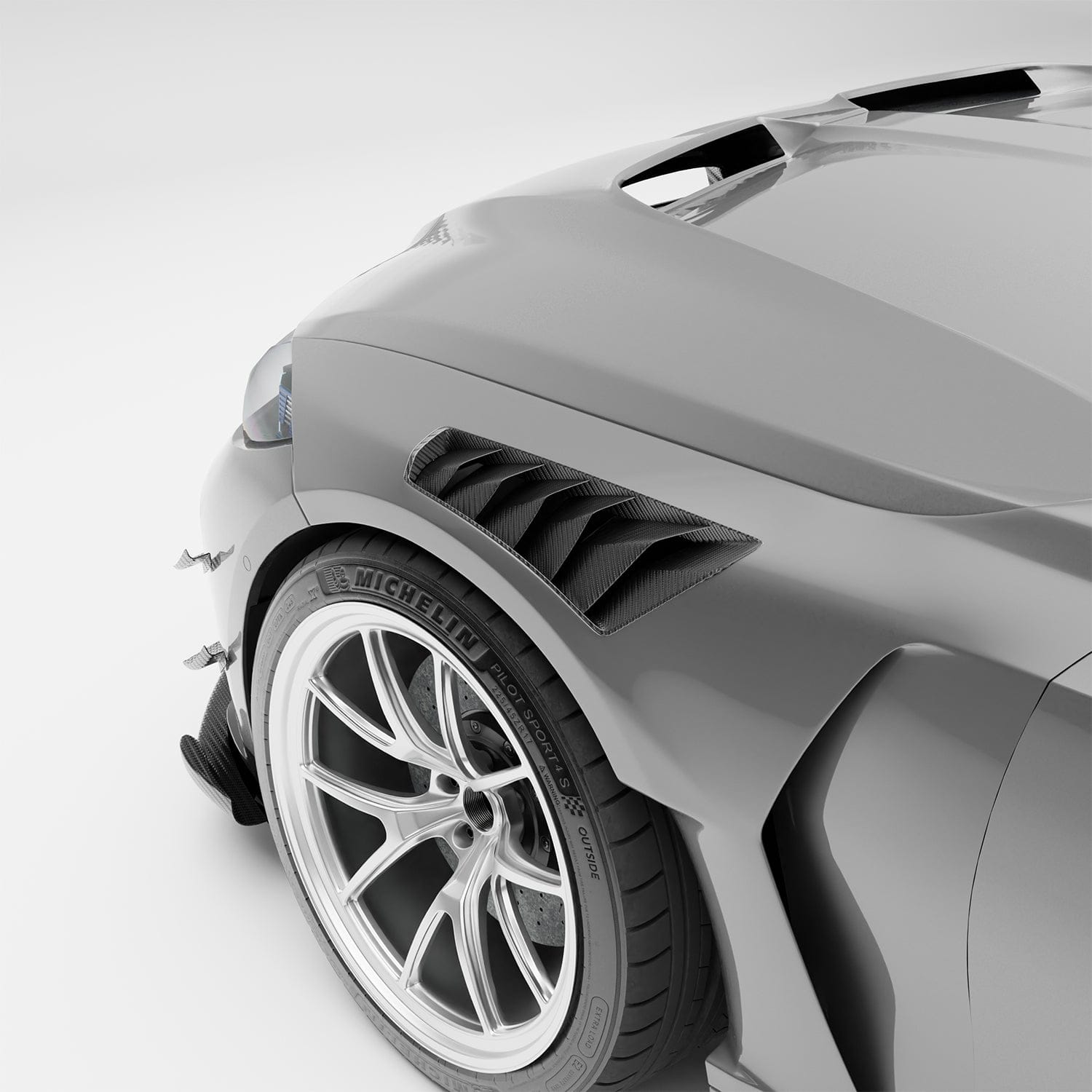 Revozport Fender BMW M3 G80 Carbon Fiber Front Fenders