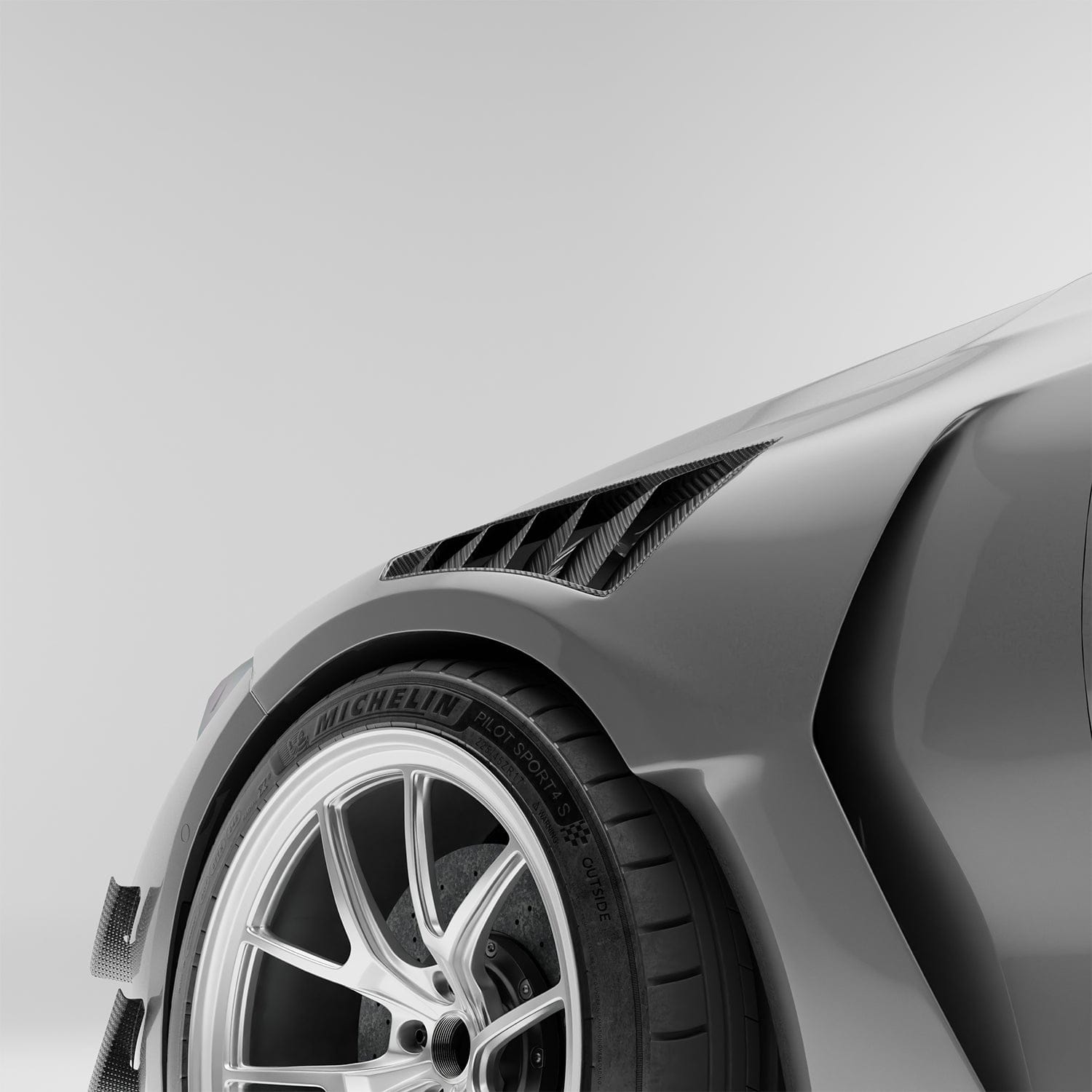 Revozport Fender BMW M3 G80 Carbon Fiber Front Fenders