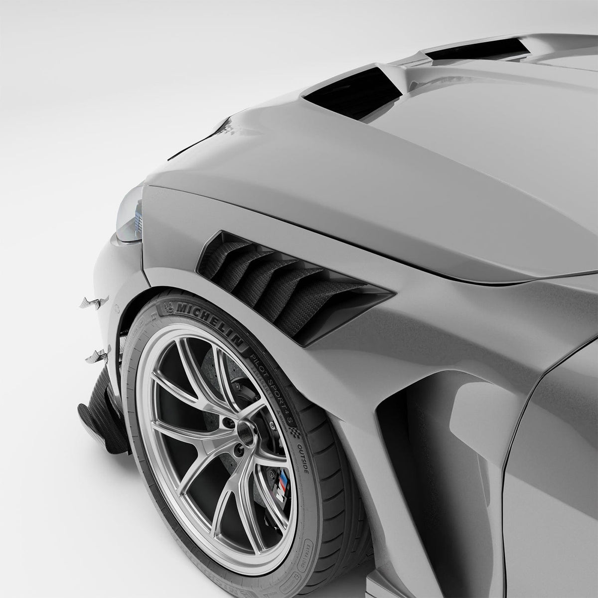 Revozport Fender BMW M4 G82 Carbon Fiber Front Fenders Replacement