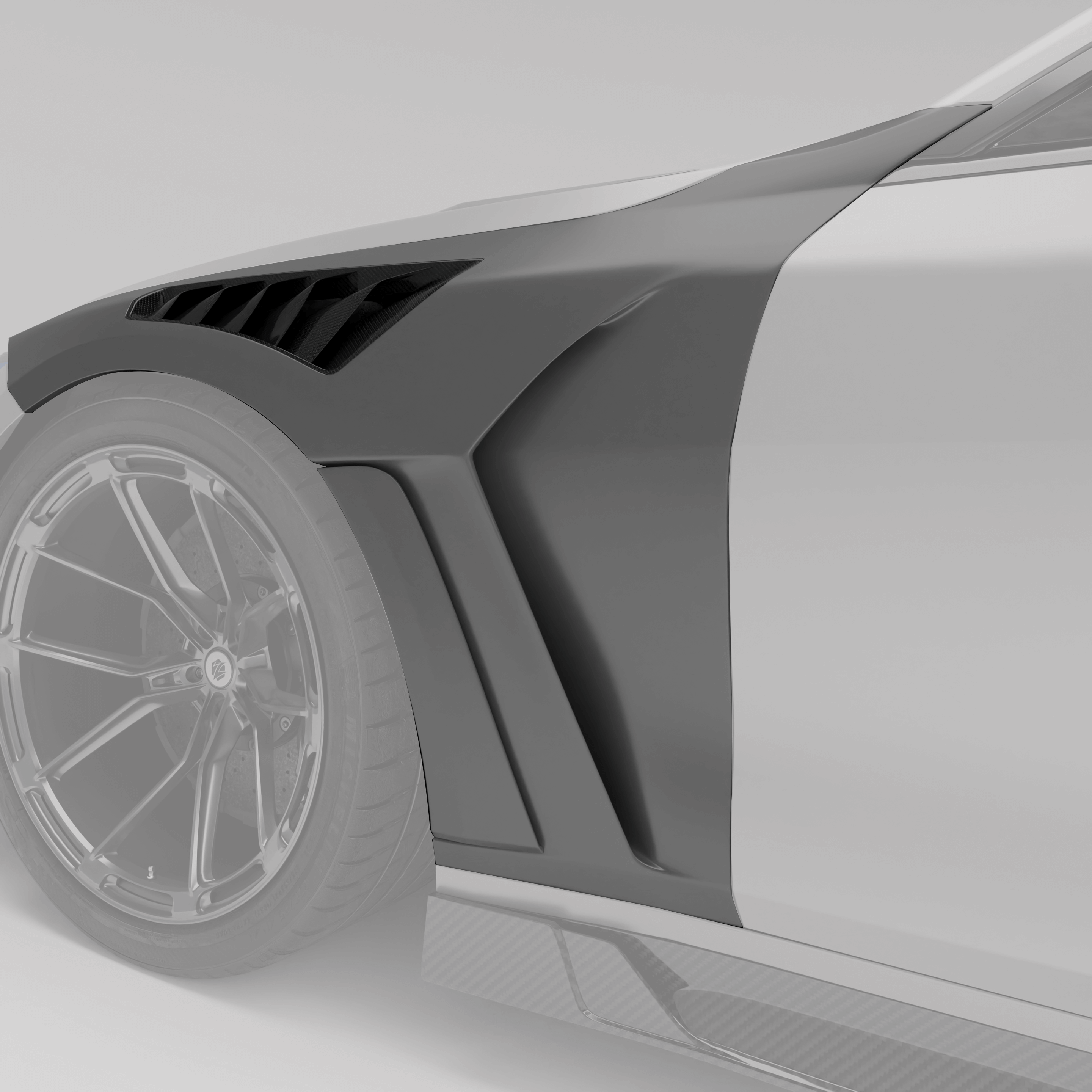 Revozport Fender BMW M4 G82 Carbon Fiber Side Fenders