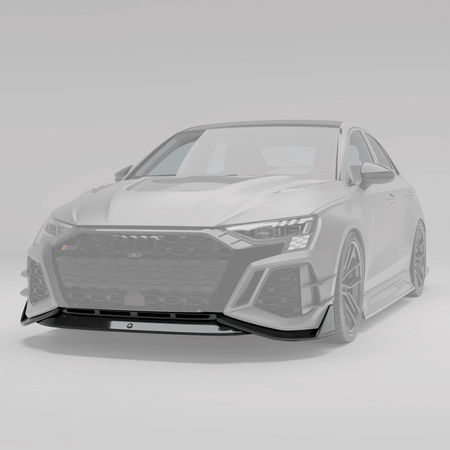 Revozport Front Lip Audi RS3 8Y Limousine Carbon Fiber Front Lip