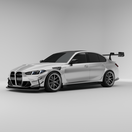Revozport Front Lip BMW M3 G80 Carbon Fiber Aero Splitter & Air Dam