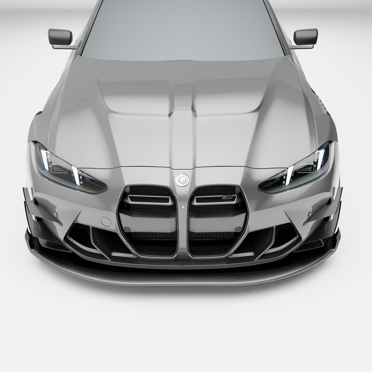 Revozport Front Lip BMW M3 G80 Carbon Fiber Aero Splitter & Air Dam