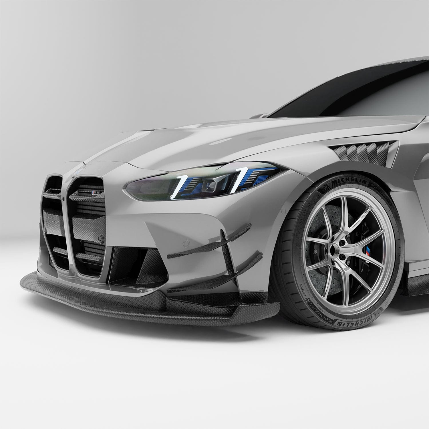 Revozport Front Lip BMW M4 G82 Carbon Fiber Splitter & Air Dam
