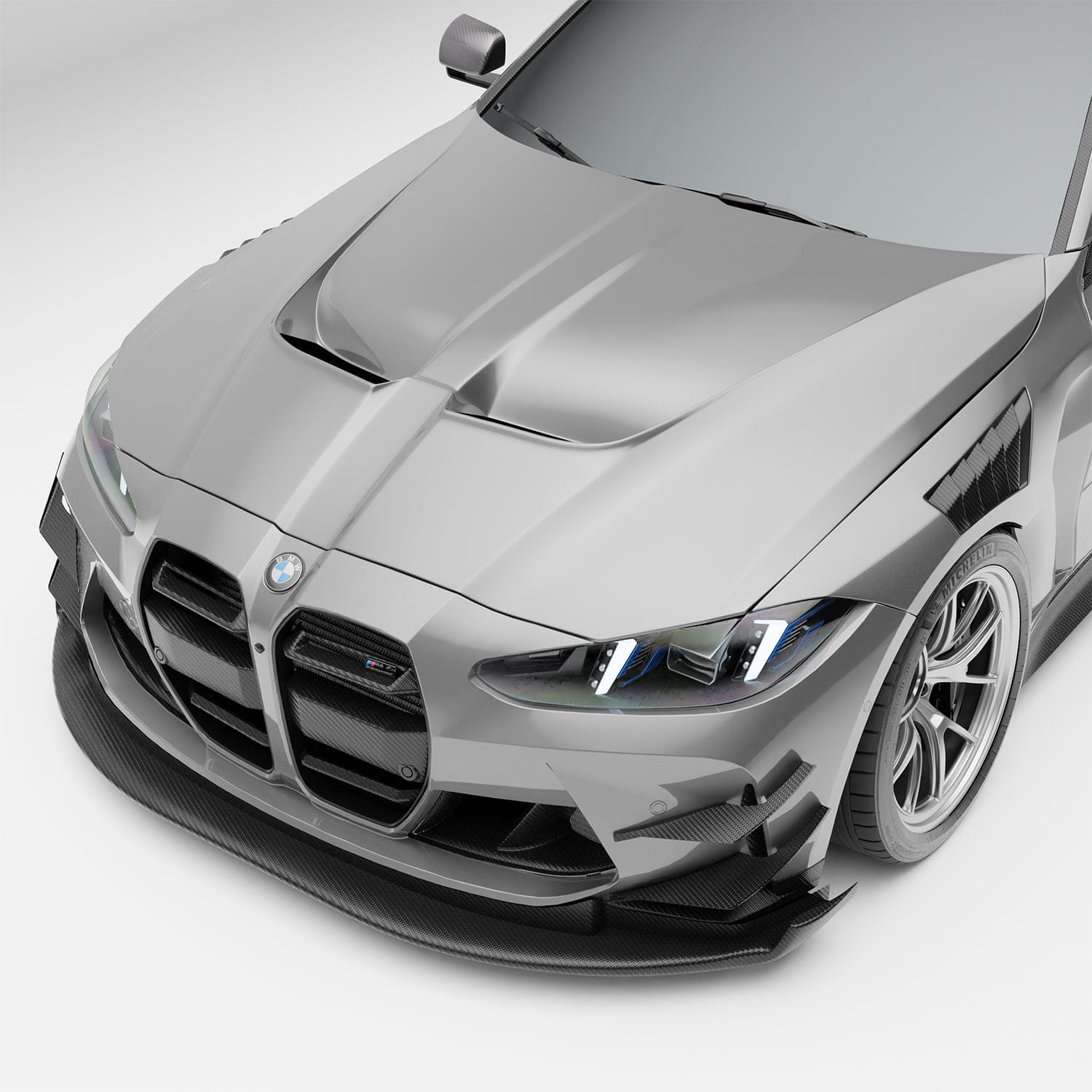 Revozport Front Lip BMW M4 G82 Carbon Fiber Splitter & Air Dam