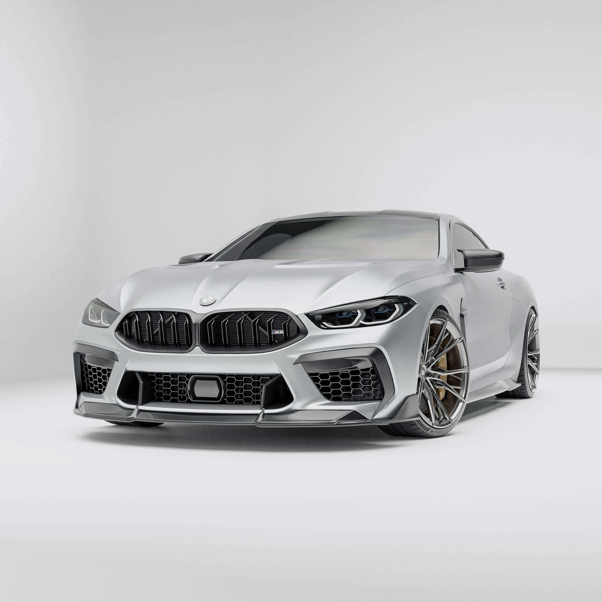 Revozport Front Lip BMW M8 F91 F92 F93 Carbon Fiber Front Lip