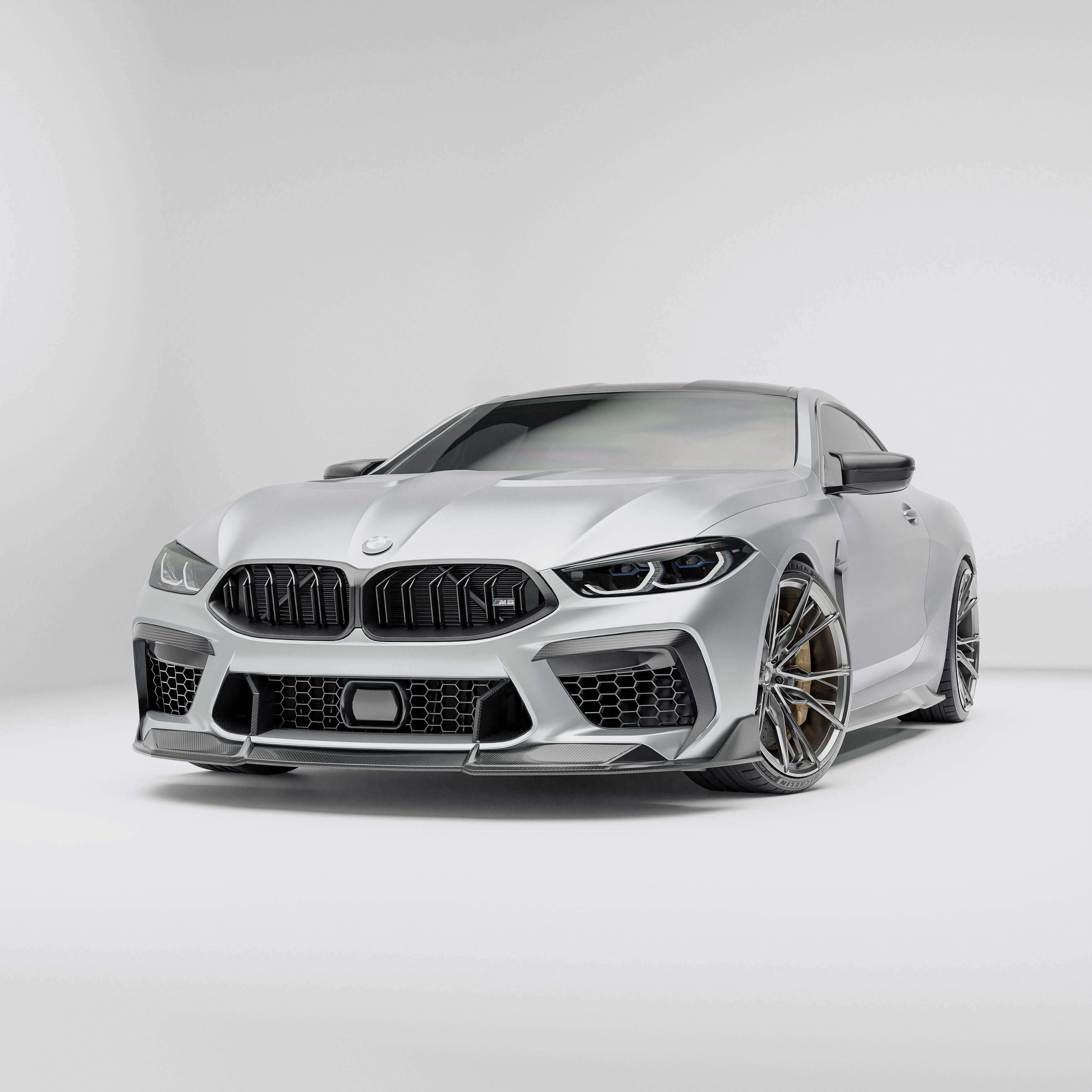 Revozport Front Lip BMW M8 F91 F92 F93 Carbon Fiber Front Lip