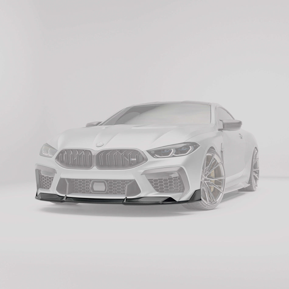 Revozport Front Lip BMW M8 F91 F92 F93 Carbon Fiber Front Lip