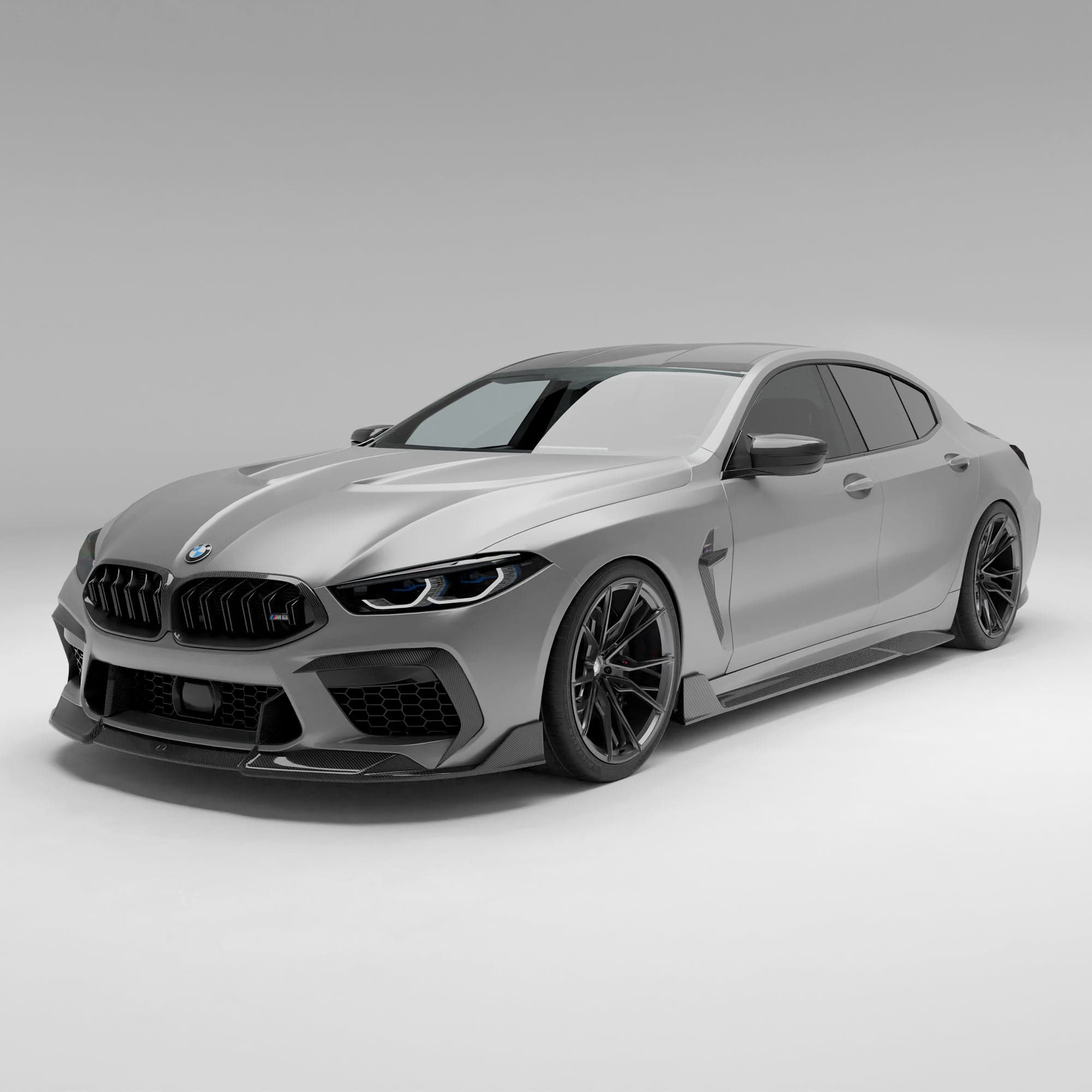 Revozport Front Lip BMW M8 F91 F92 F93 Carbon Fiber Front Lip