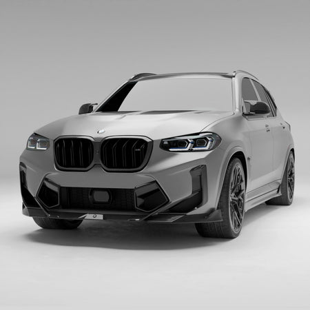 Revozport Front Lip BMW X3M F97 LCI Carbon Fiber Front Lip