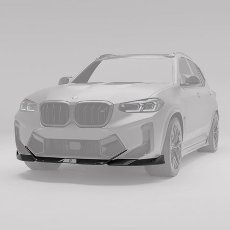 Revozport Front Lip BMW X3M F97 LCI Carbon Fiber Front Lip