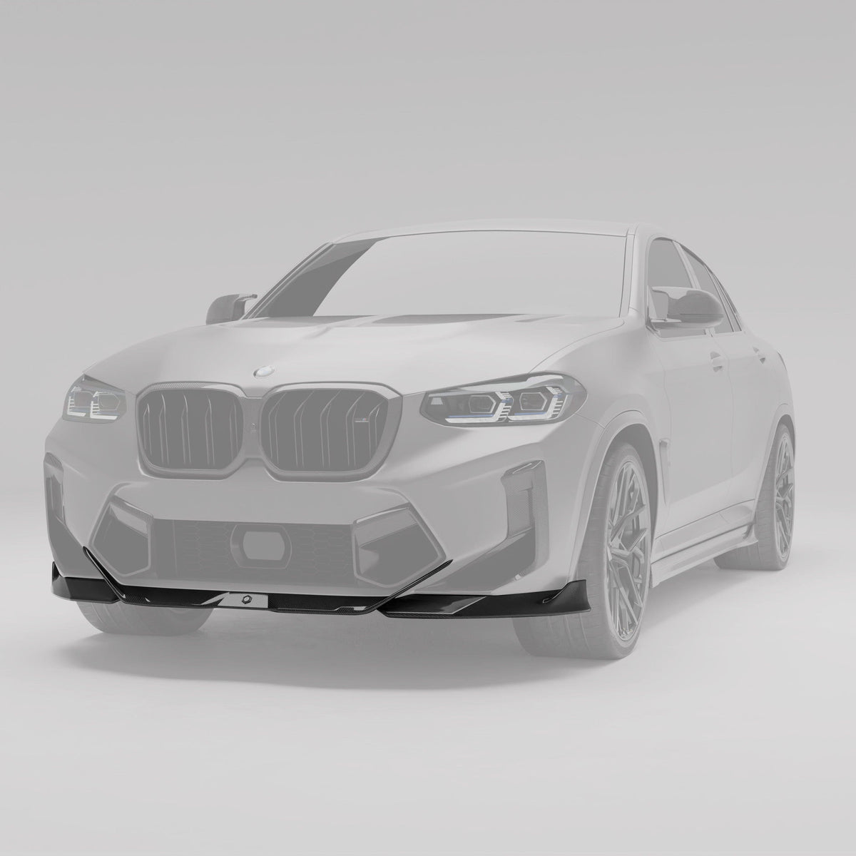 Revozport Front Lip BMW X4M F98 LCI Carbon Fiber Front Lip