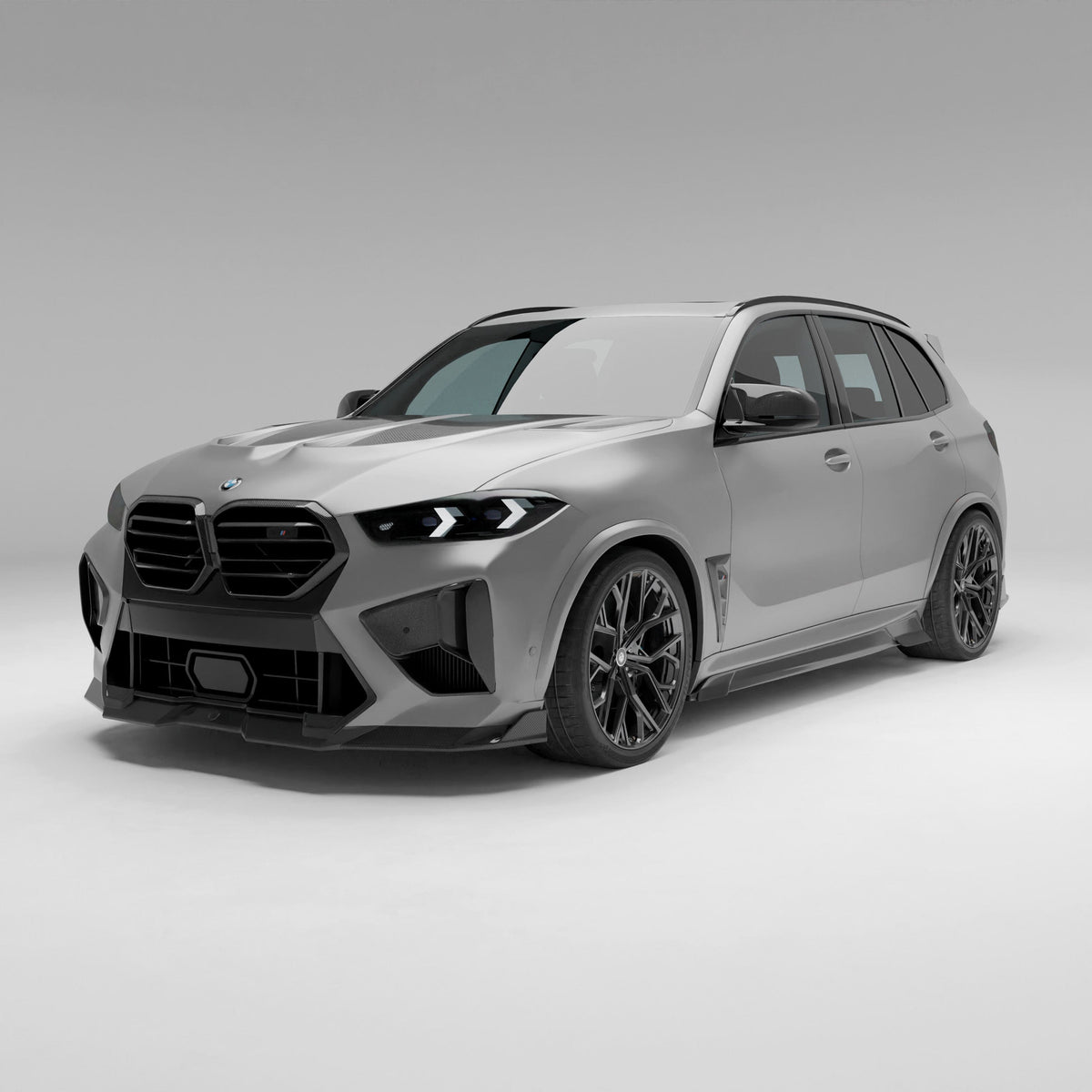 Revozport Front Lip BMW X5M F95 LCI Carbon Fiber Front Lip