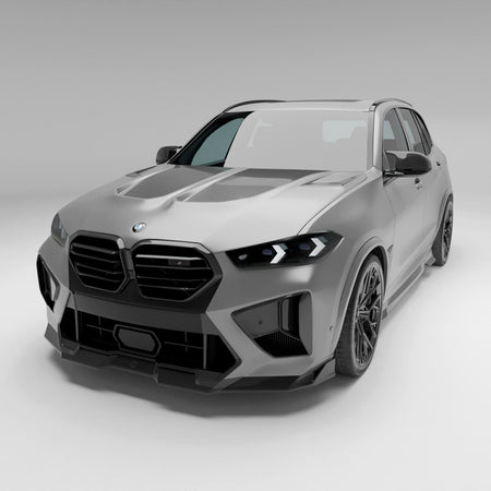 Revozport Front Lip BMW X5M F95 LCI Carbon Fiber Front Lip