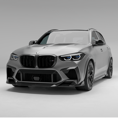 Revozport Front Lip BMW X5M F95 PRE LCI Carbon Fiber Front Lip