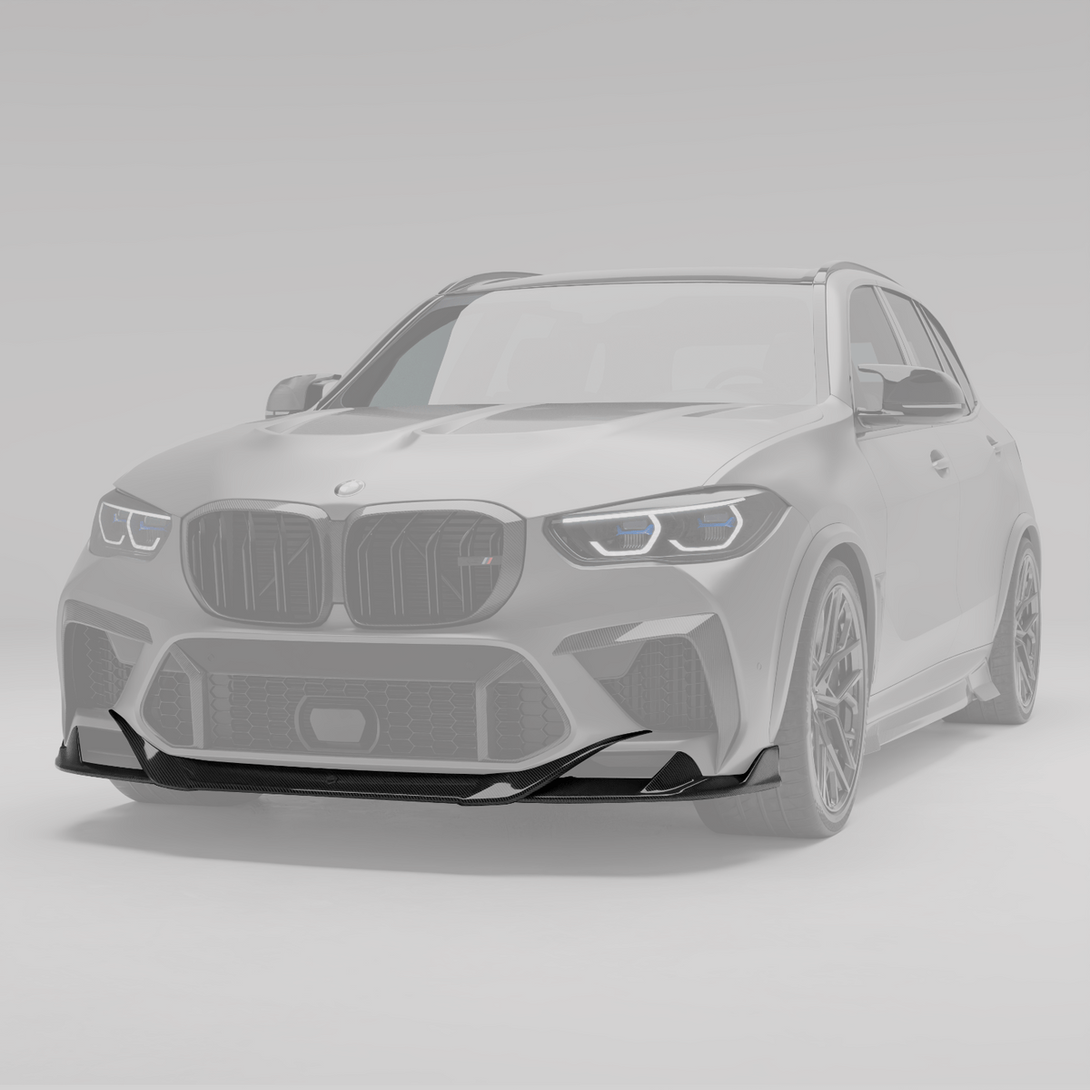 Revozport Front Lip BMW X5M F95 PRE LCI Carbon Fiber Front Lip