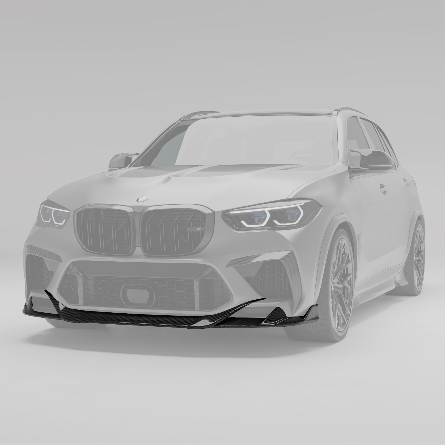 Revozport Front Lip BMW X5M F95 PRE LCI Carbon Fiber Front Lip