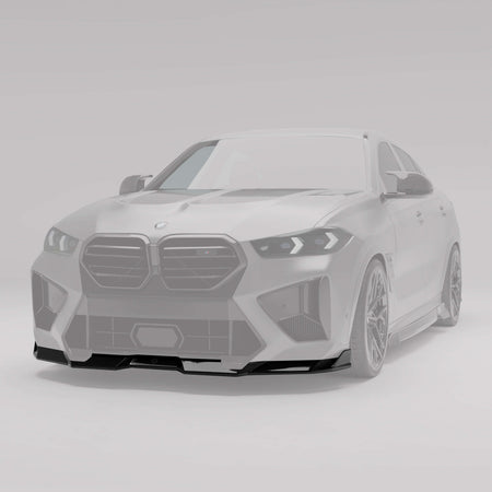 Revozport Front Lip BMW X6M F96 LCI Carbon Fiber Front Lip