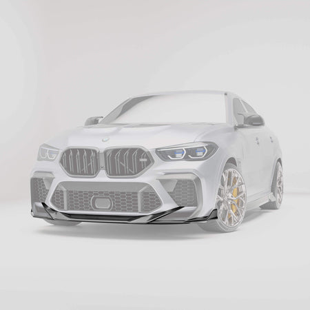 Revozport Front Lip BMW X6M F96 PRE LCI Carbon Fiber Front Lip