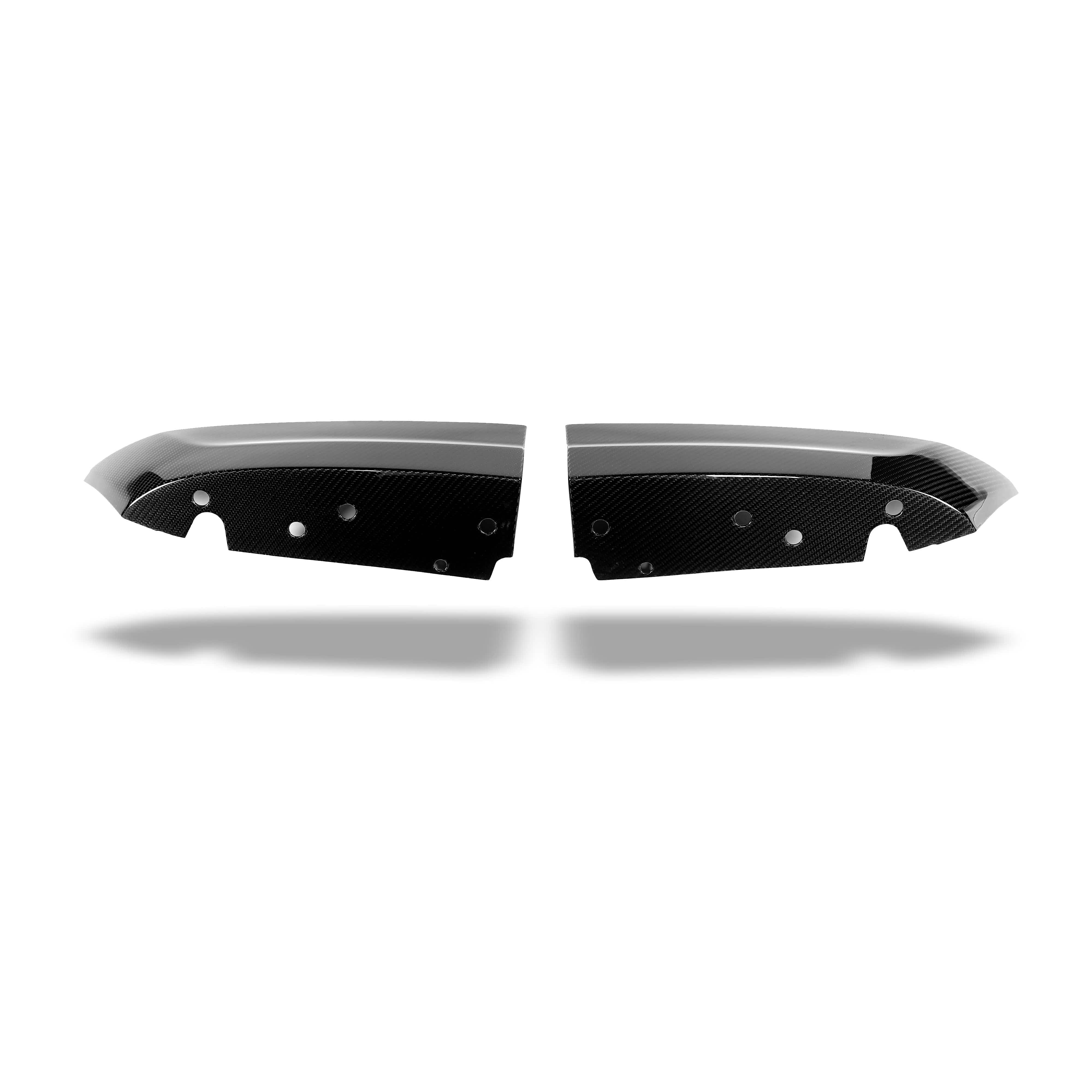 Revozport Front Lip BMW X6M F96 PRE LCI Carbon Fiber Rear Bumper Splitter
