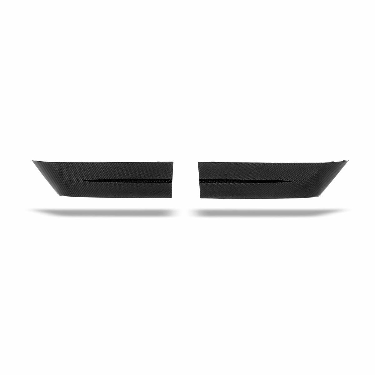 Revozport Front Lip BMW X6M F96 PRE LCI Carbon Fiber Rear Bumper Splitter