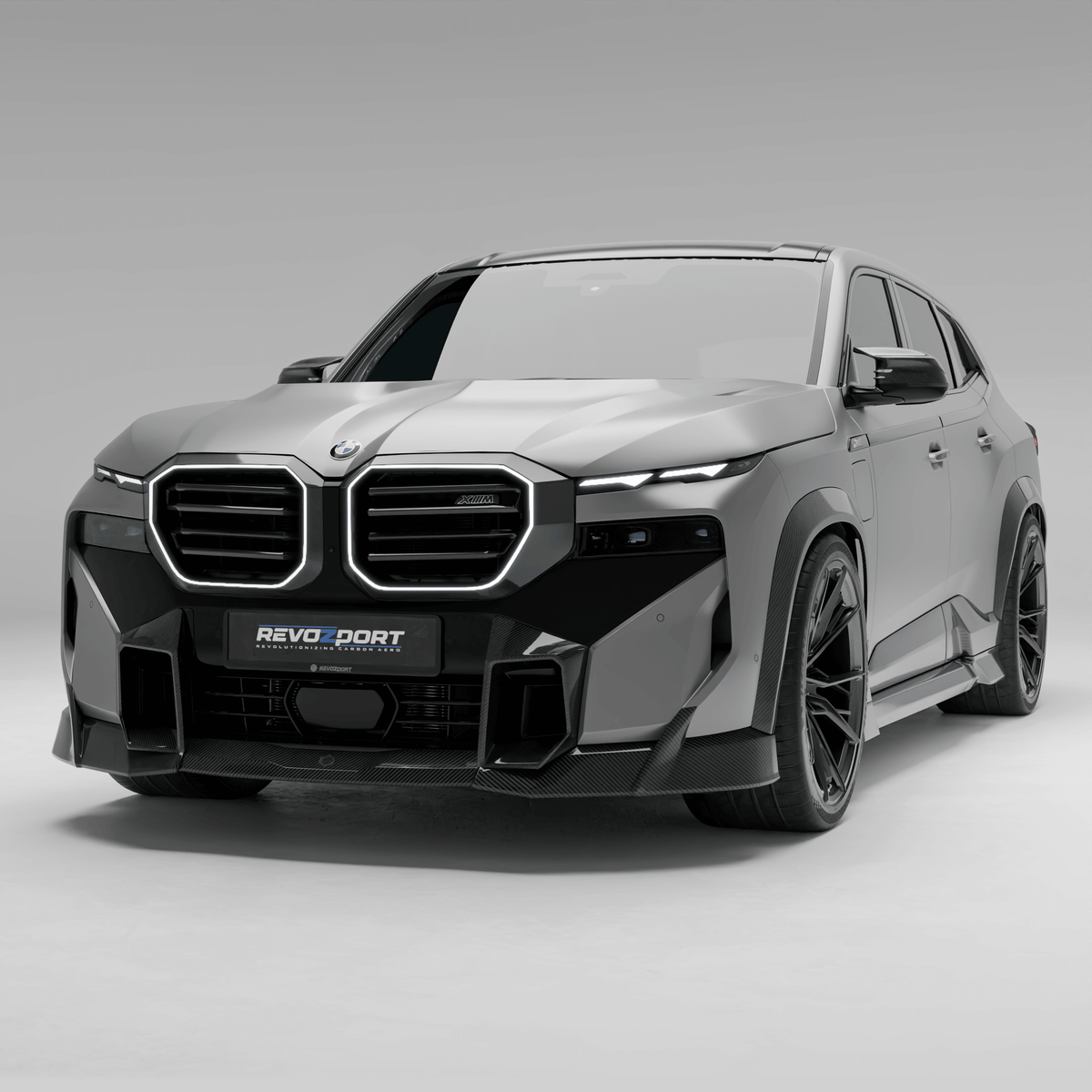 Revozport Front Lip BMW XM G09 Carbon Fiber Front Lip