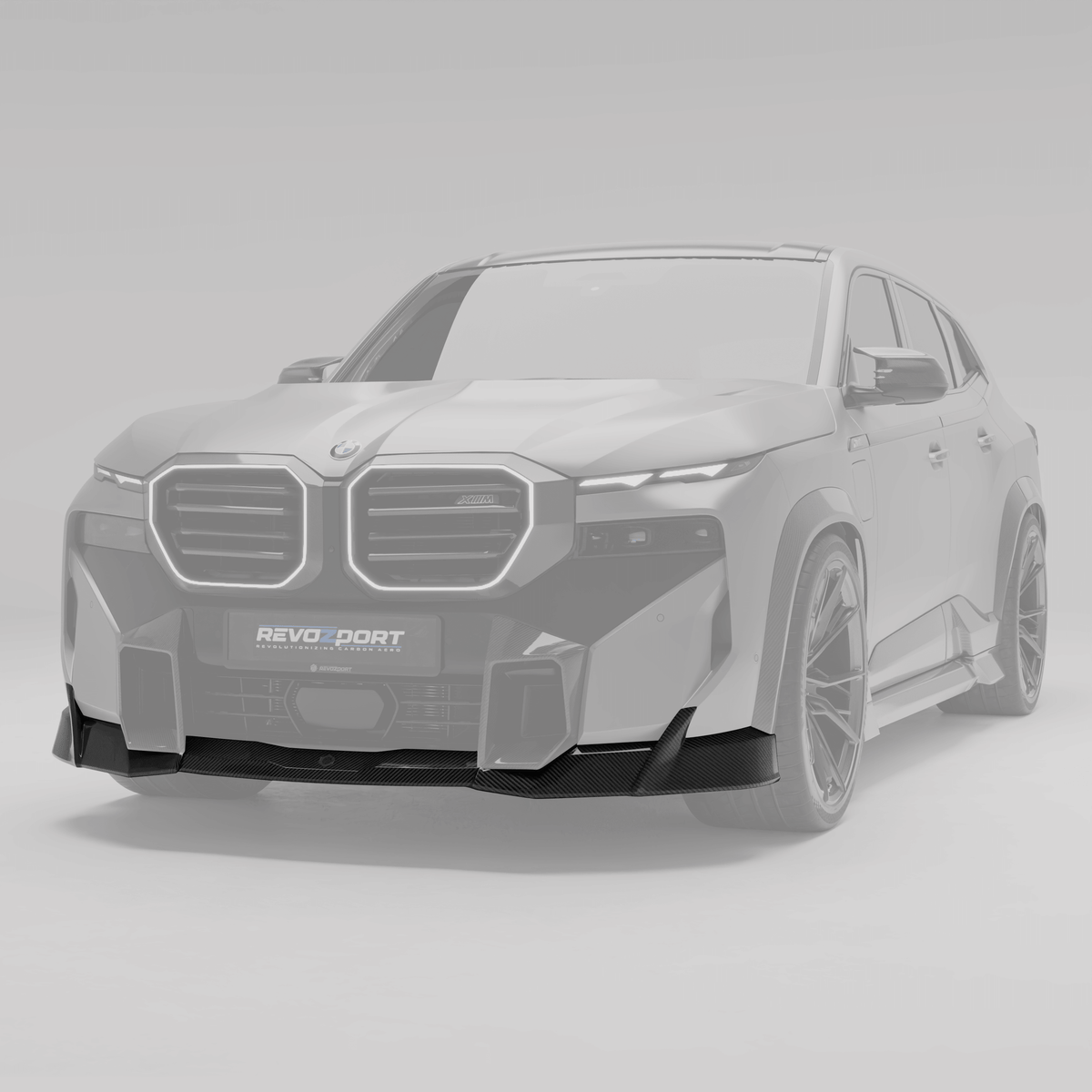 Revozport Front Lip BMW XM G09 Carbon Fiber Front Lip