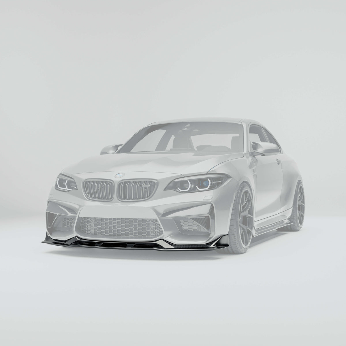 Revozport Front Lips / Splitters BMW M2 F87 N55 Carbon Front Lip