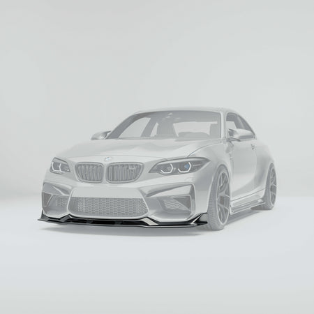 Revozport Front Lips / Splitters BMW M2 F87 N55 Carbon Front Lip