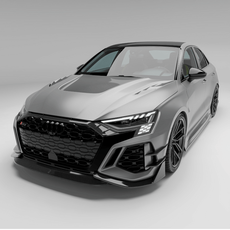 Revozport Grille Audi RS3 8Y Limousine Carbon Fiber Front Grill