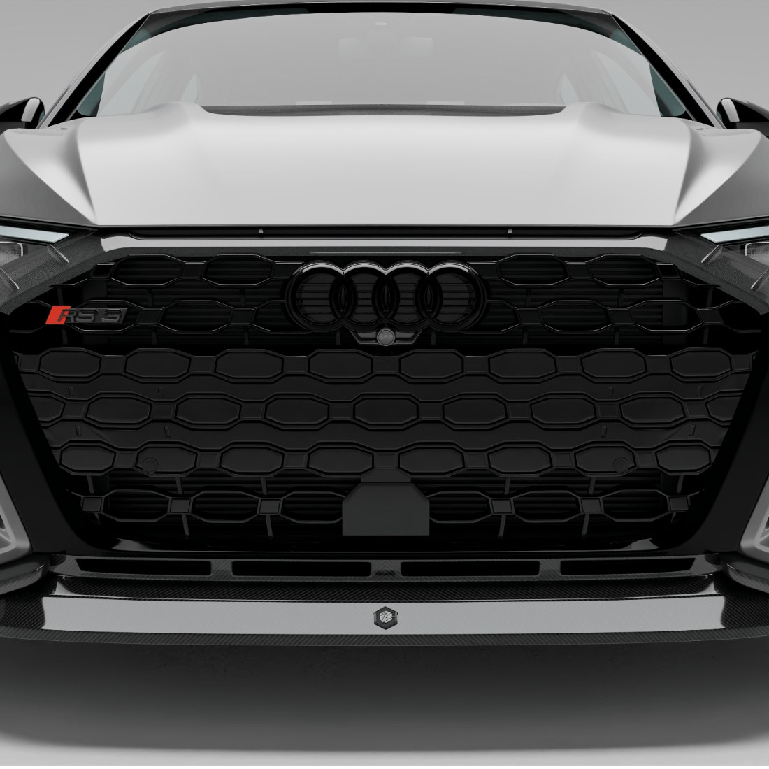 Revozport Grille Audi RS3 8Y Limousine Carbon Fiber Front Grill