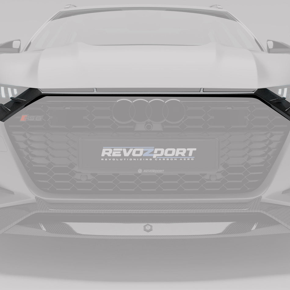 Revozport Grille Audi RS6 C8 Carbon Fiber Front Grill