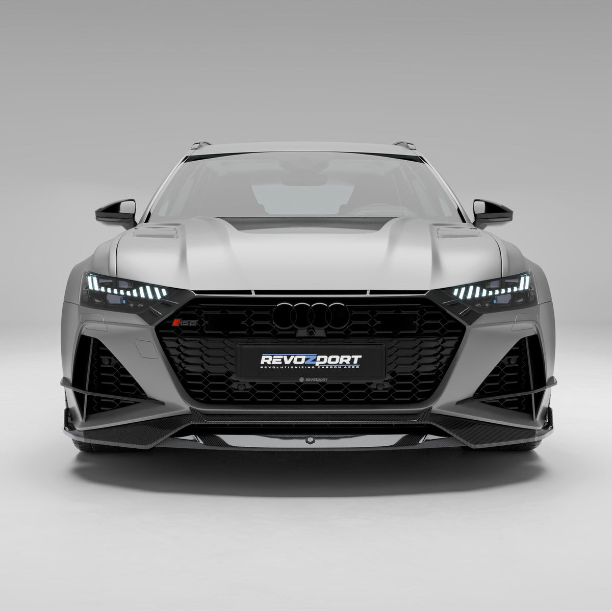 Revozport Grille Audi RS6 C8 Carbon Fiber Front Grill
