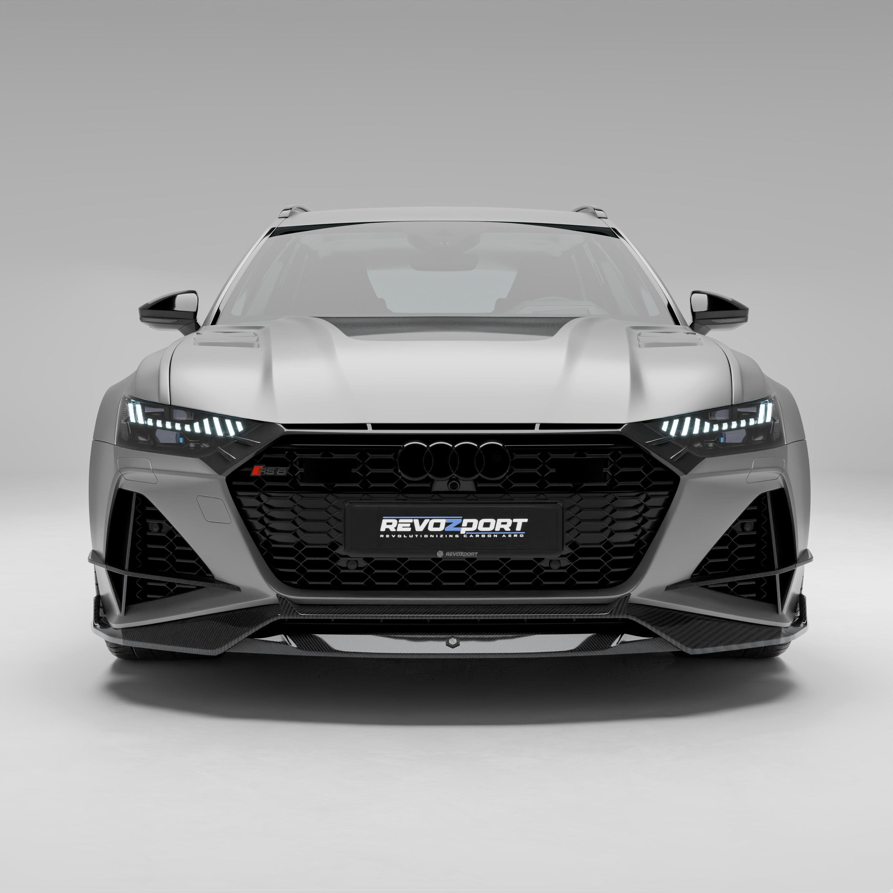 Revozport Grille Audi RS6 C8 Carbon Fiber Front Grill