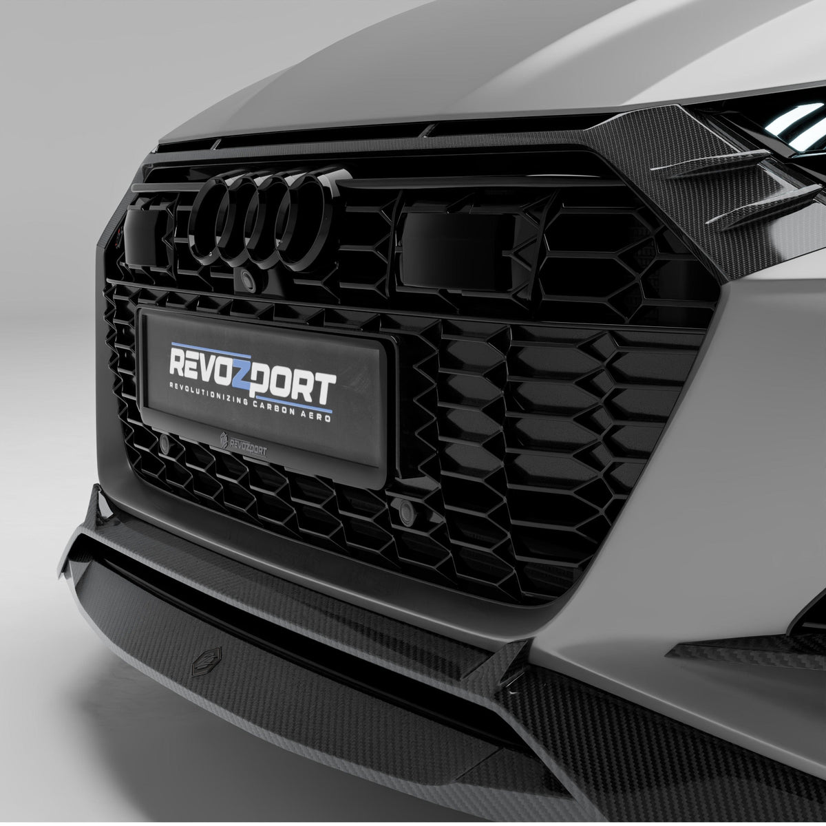 Revozport Grille Audi RS7 C8 Sportback Carbon Fiber Front Grill