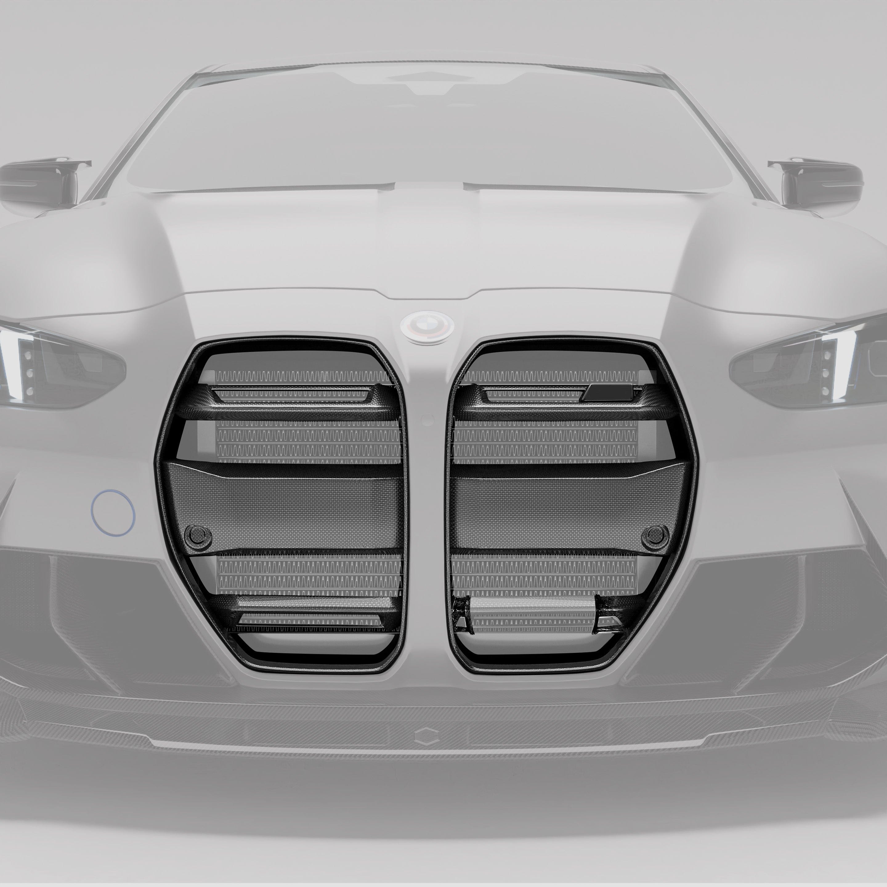 Revozport Grille BMW M3 G80 Carbon Fiber Front Grill (with ACC)