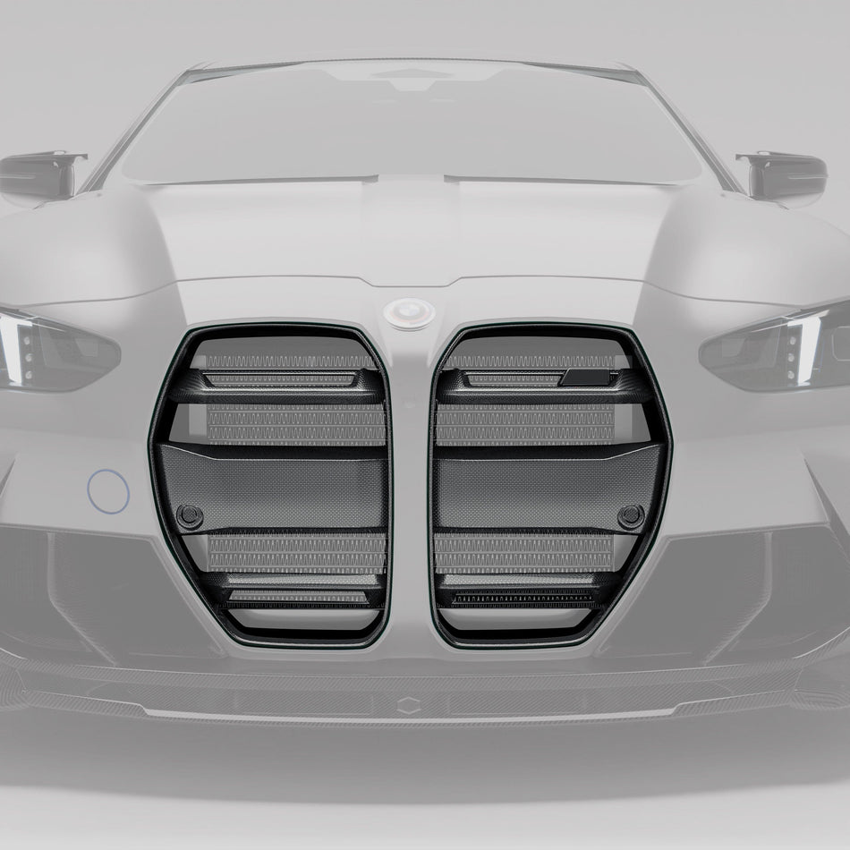Revozport Grille BMW M3 G80 Carbon Fiber Front Grill (without ACC)