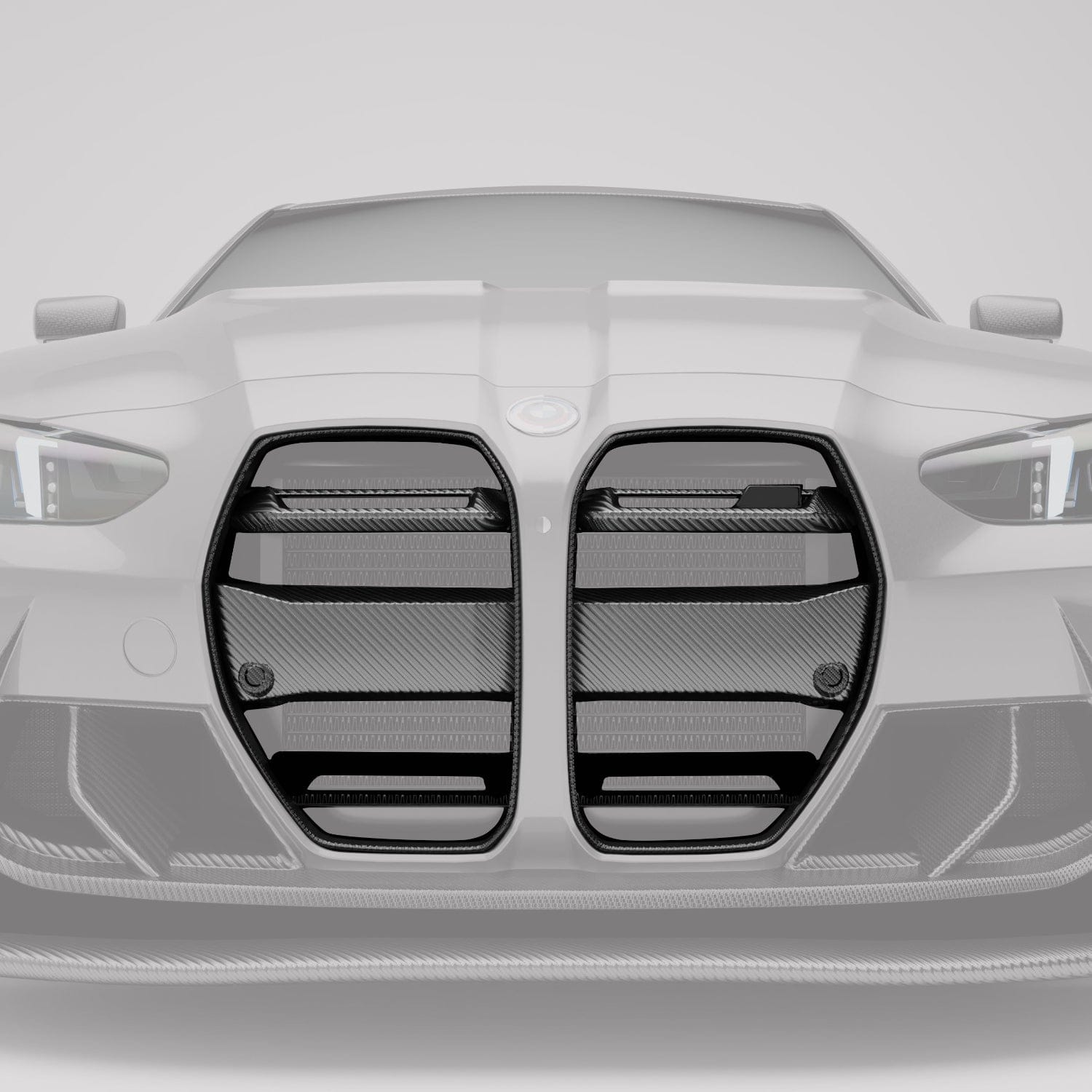 Revozport Grille BMW M3 G80 Carbon Fiber Race Front Grill (without ACC)