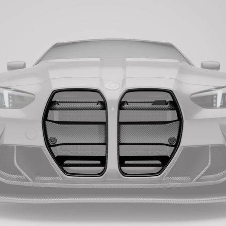 Revozport Grille BMW M3 G80 Carbon Fiber Race Front Grill (without ACC)