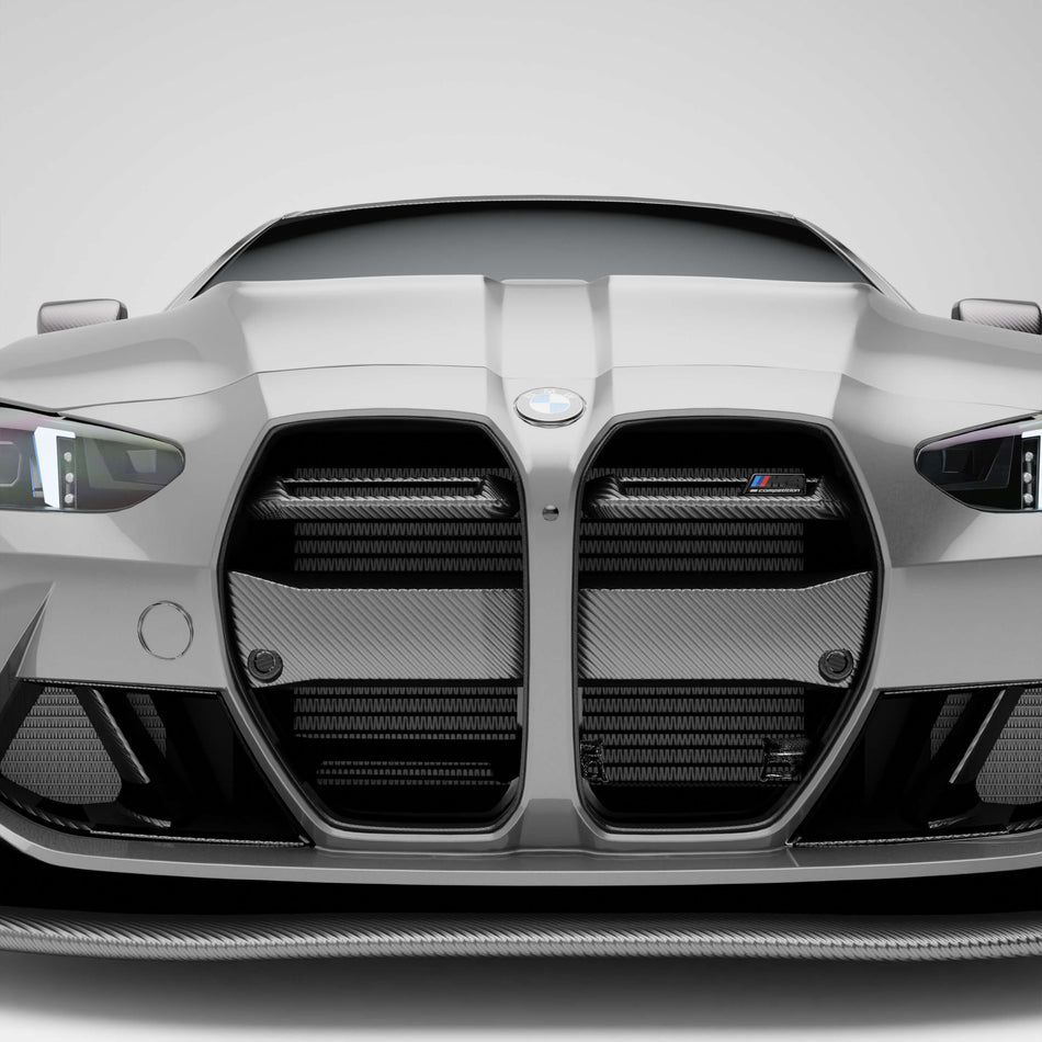 Revozport Grille BMW M4 G82 Carbon Fiber Aero Front Grill (with ACC)