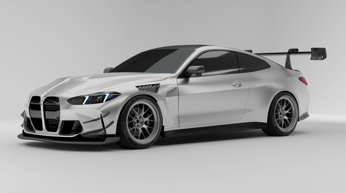 Revozport Grille BMW M4 G82 Carbon Fiber Aero Front Grill (without ACC)