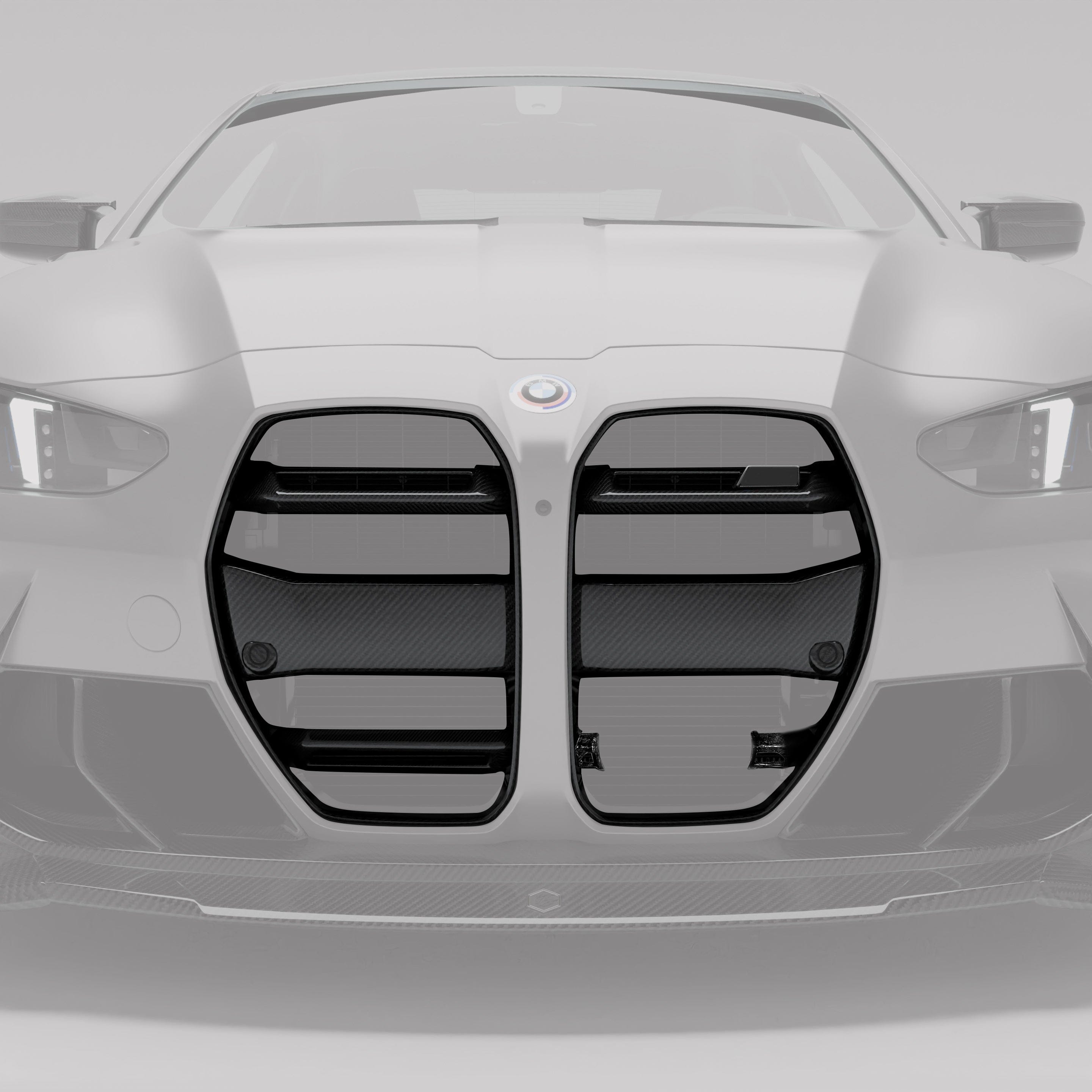 Revozport Grille BMW M4 G82 Carbon Fiber Front Grill（with ACC）