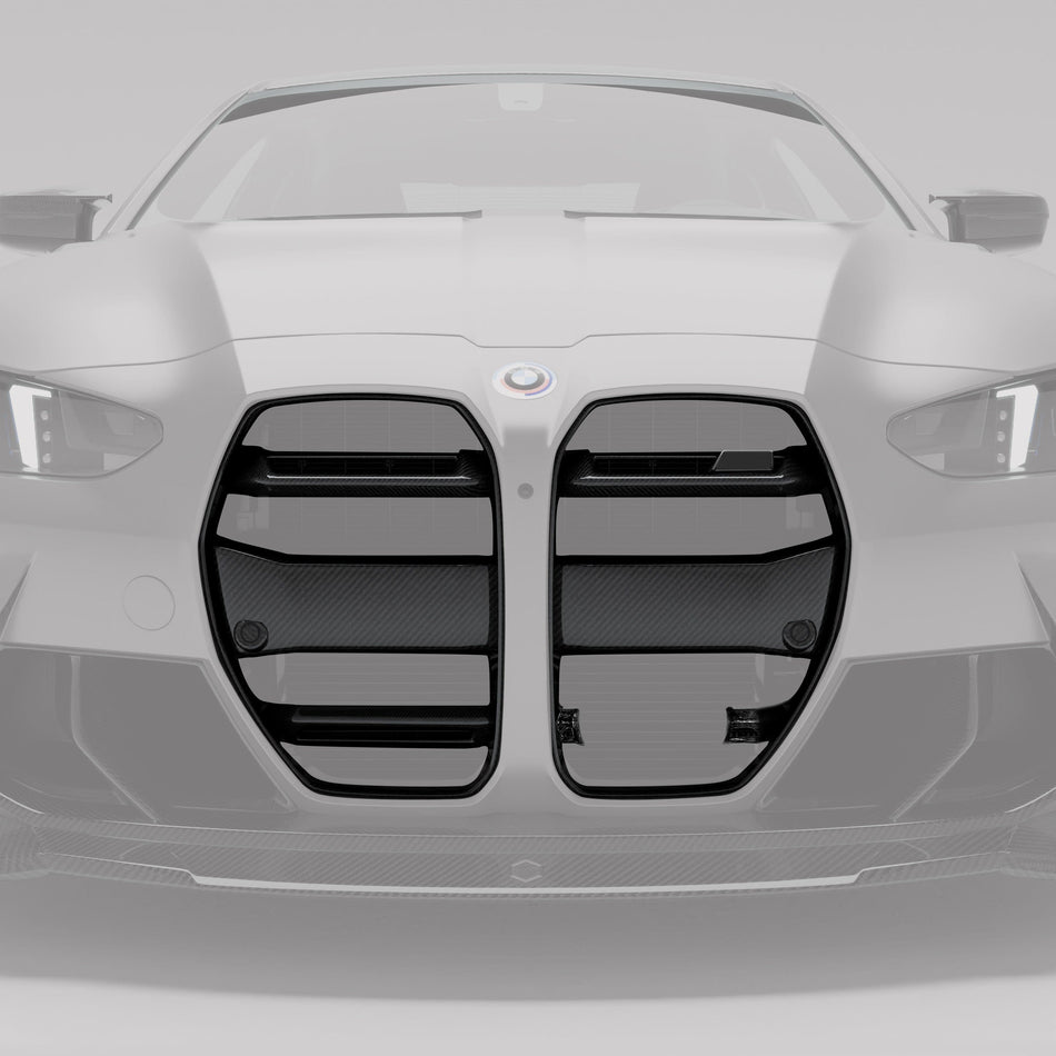 Revozport Grille BMW M4 G82 Carbon Fiber Front Grill（with ACC）