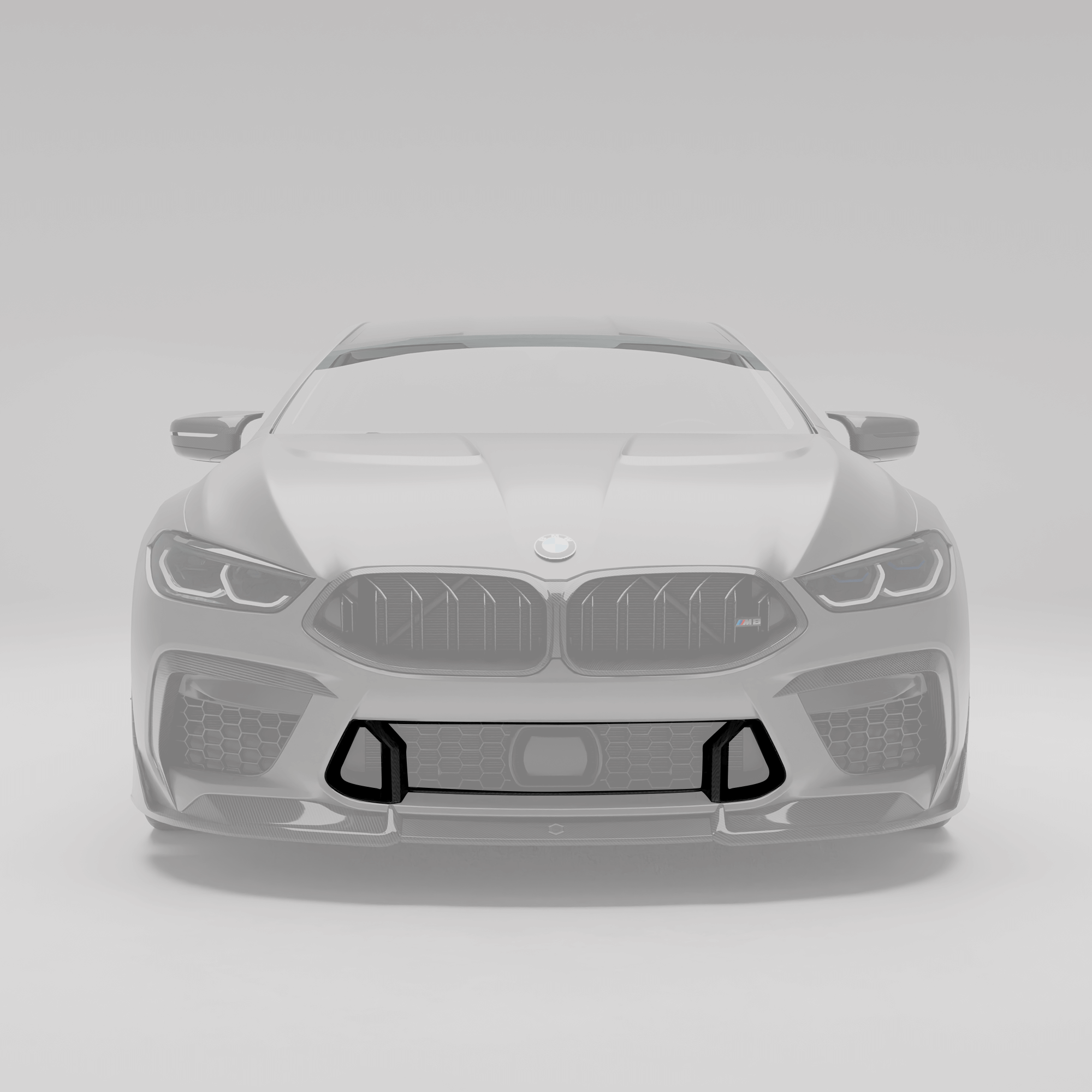 Revozport Grille BMW M8 F91 F92 F93 Carbon Fiber Air Intake Trim