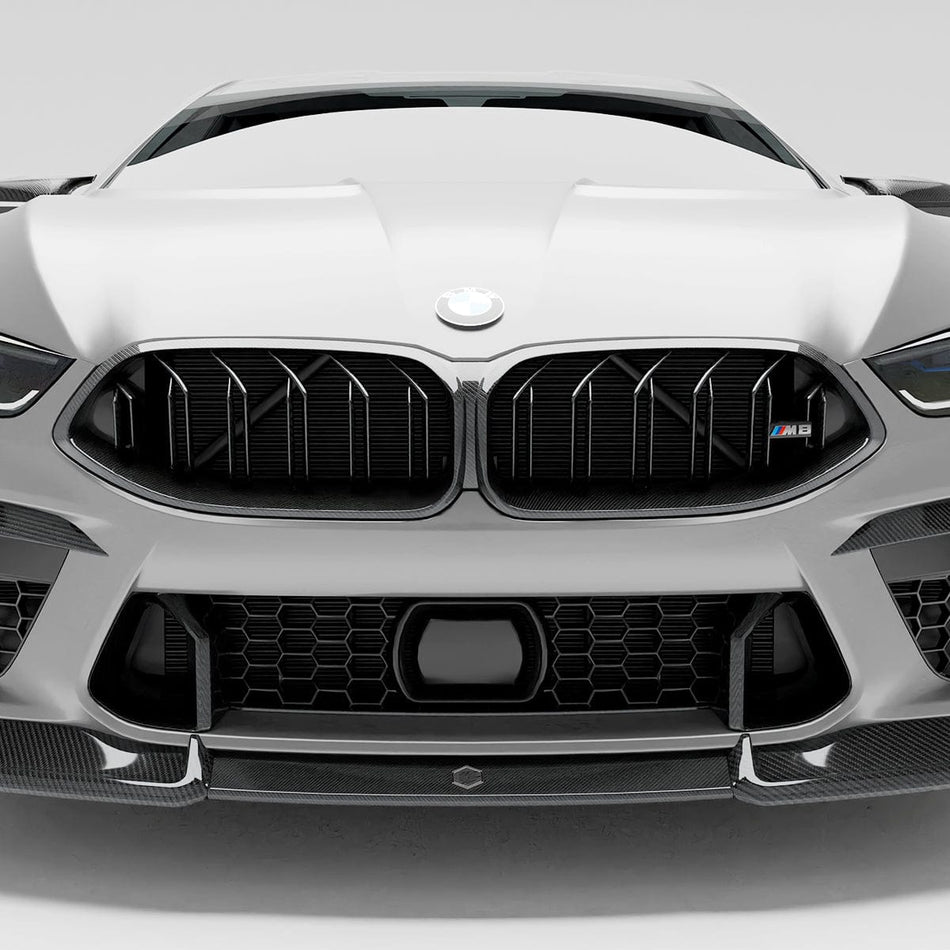 Revozport Grille BMW M8 F91 F92 F93 Carbon Fiber Front Grille