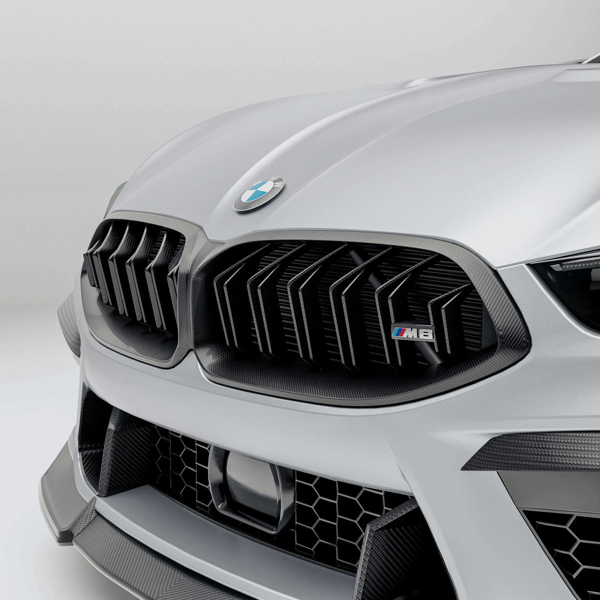 Revozport Grille BMW M8 F91 F92 F93 Carbon Fiber Front Grille