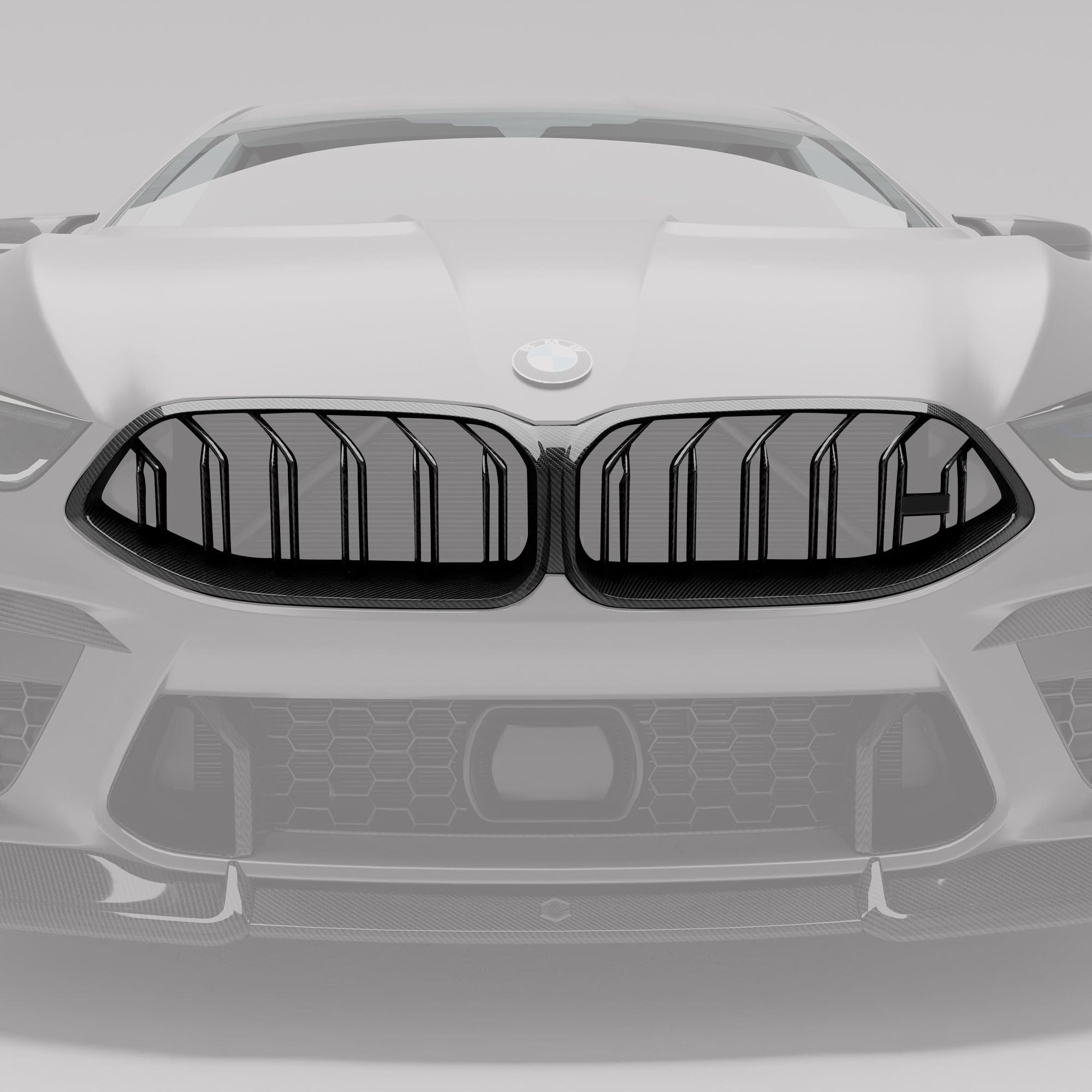 Revozport Grille BMW M8 F91 F92 F93 Carbon Fiber Front Grille