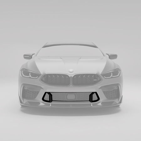 Revozport Grille BMW M8 F93 Carbon Fiber Air Intake Trim