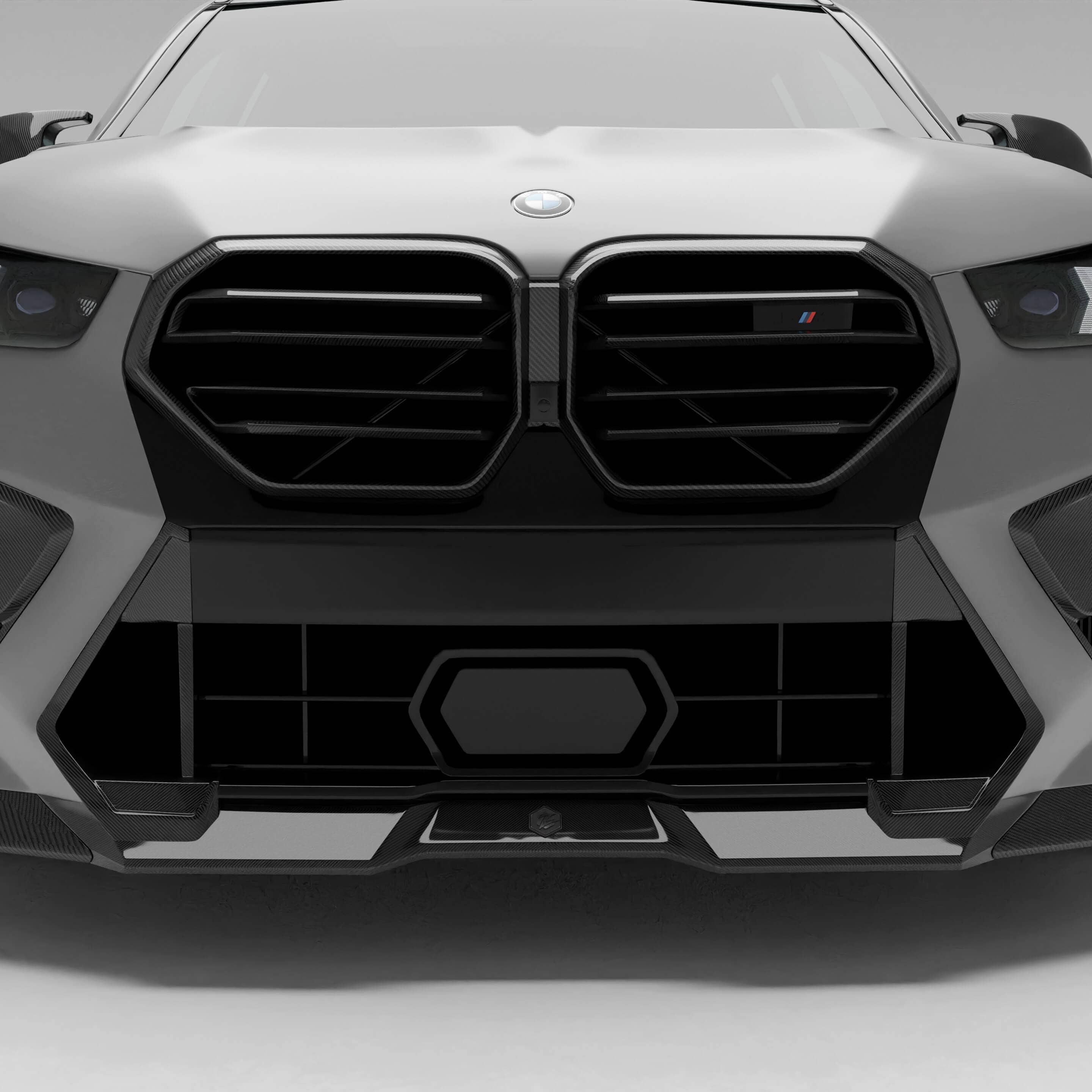 Revozport Grille BMW X5M F95 LCI Carbon Fiber Front Grill