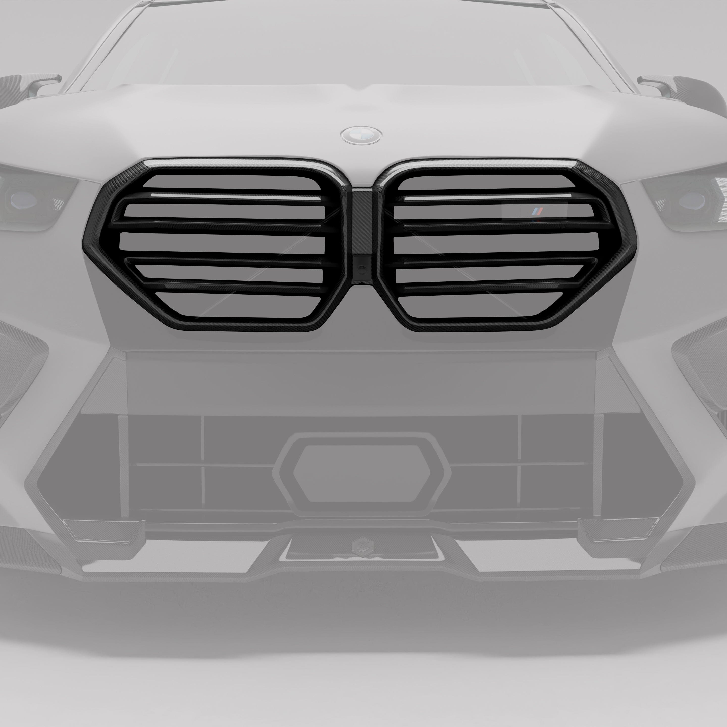 Revozport Grille BMW X5M F95 LCI Carbon Fiber Front Grill